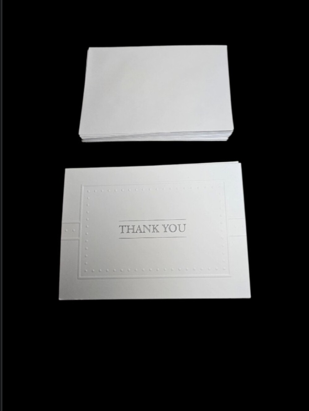 4 Desigs Thank You Note Cards - Folded Stationery 44 Cards